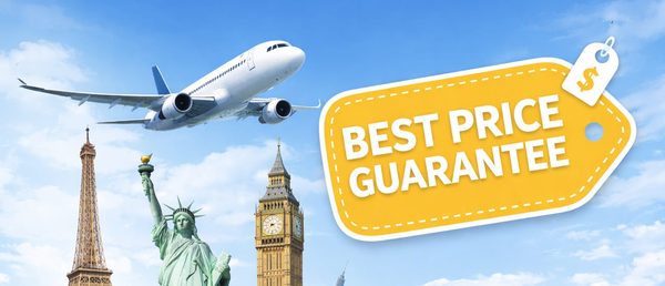 Travel specialist helping a customer find available flight fares